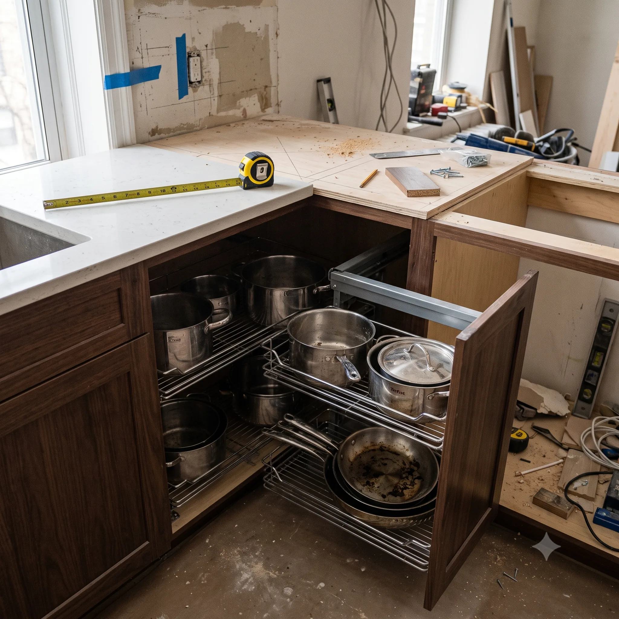 Умная фурнитура для кухонных шкафов: поставил дорого — удобнее стало не всё